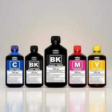Imagem de AUTHENTIC INK Kit de Tinta Premium 1,5 Litro Para Impressoras EPSON EcoTank L3110 L3150 L3250 L3210 L5190 L1250