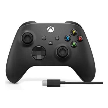Imagem de Joypad para Xbox Series e Pc Sem Fio Com Cabo Tipo-C Preto