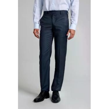 Imagem de Calça Alfaiataria Principe de Gales Slim Fit, 014090 - HIGHSTIL, Marin