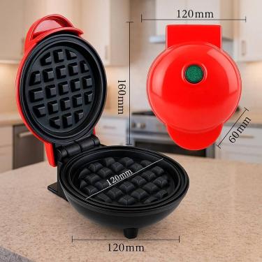 Imagem de Mini Waffle Elétrica Ideal Para Preparos Rápidos 110V - Relet, 110V