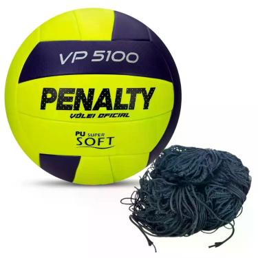 Imagem de Bolas De Vôlei Penalty Vp 5100 XXVI Rede Vôlei 9,5m Master Rede Sem Lo