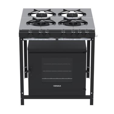 Imagem de Fogão a Gas Industrial 4 Bocas Venax NFFI430-2 Gourmet