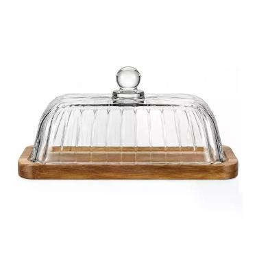 Imagem de Queijeira 18,5cm Quadrada Monte Carlo Hauskraft Premium