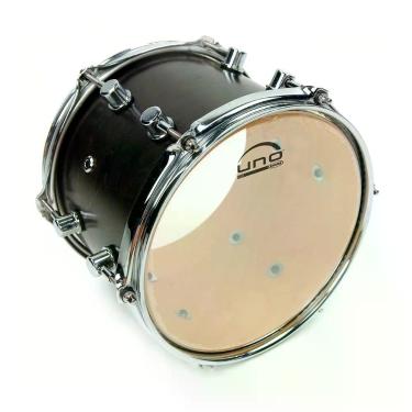 Imagem de Pele para Bateria UTT12G2 Filme Duplo 12 Polegadas Transparente Uno By Evans