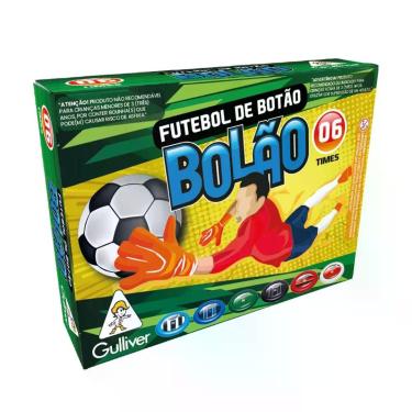 Imagem de Jogo Futebol De Botão Bolão 6 Times Gulliver 0481