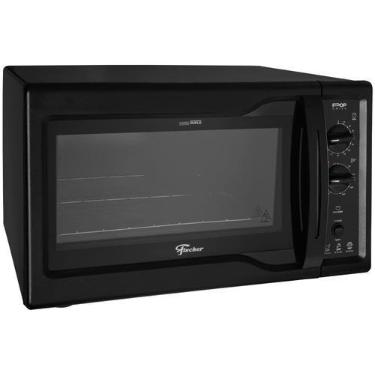 Imagem de Forno Elétrico 44 Litros Fischer Pop Grill Bancada Black 220v, Preto, 