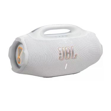 Imagem de Caixa de Som Bluetooth JBL Boombox 4 Branca, Bateria de Até 34H à Prov