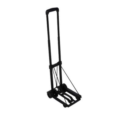 Imagem de Carrinho de Carga Dobrável com Plataforma, 2 Rodas, para Transporte Manual de Mercadorias, Carrinhos de Mão, Empilhadores de Paletes, Bases com Rodas e Carrinhos