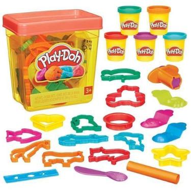 Imagem de Massinha Play Doh Caixa com formas e potes Hasbro B1157