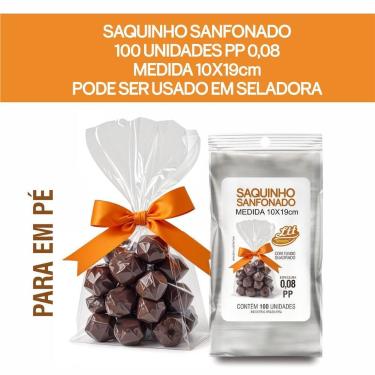 Imagem de Saquinho para pipoca gourmet 10x19cm - Com 100 Unidades - Mais Tempero