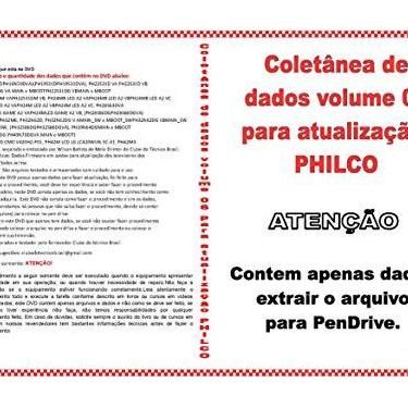Imagem de DVD Coletânea de dados volume 06 para atualização PHILCO