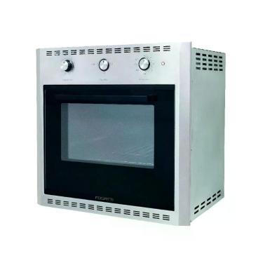 Imagem de Forno Elétrico de Embutir Fogatti E60 Inox 60L 1750W com Timer Grill Easy Clean Inox 110V