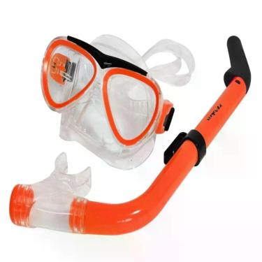Imagem de Kit De Mergulho Infantil Poker Tinos - Laranja - U