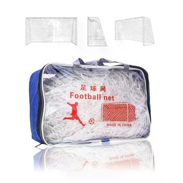 Imagem de Rede Futebol Kit 2 Uni Futsal Trava De Gol Jogo Treino Campo Quadra Society Salao Escola Esporte Ginasio Clube