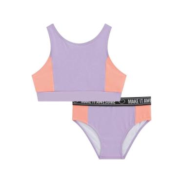 Imagem de Biquíni Infantil UV 50 Liso Lilás Infanti, Lilás, 4