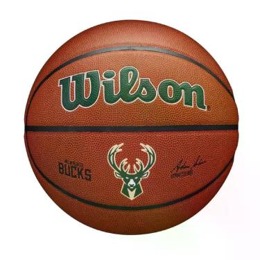 Imagem de Bola De Basquete Wilson Nba Team Alliance Milwaukee Bucks