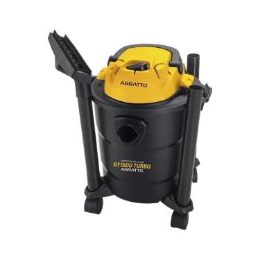 Imagem de Aspirador de Pó e Água GT1500 Turbo Agratto, Preto/Amarelo