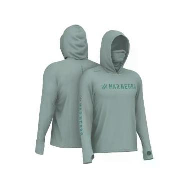 Imagem de Camisa Para Pesca UV X Protect 360 com Capuz Buff Mar Negro -, Alecrim
