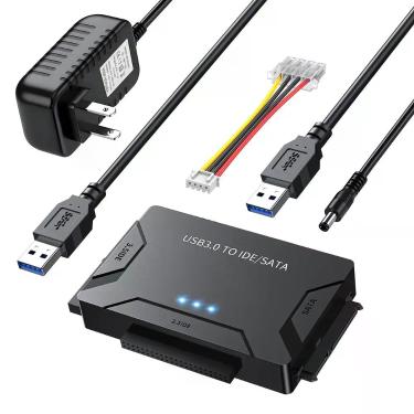 Imagem de Leitor de disco rígido DERSUR Adaptador USB 3.0 Tipo C SATA IDE