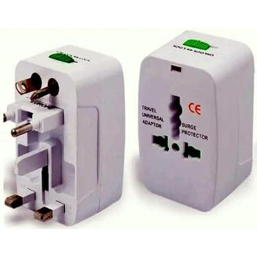 Imagem de Adaptador de Tomada Universal Internacional para Viagem - Compatível com + 150 Países