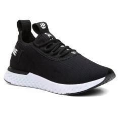Tênis Feminino Ortopédico Caminhada Academia Ultrabone Leve, Preto, Br