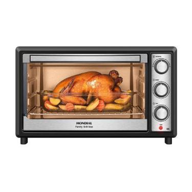 Imagem de Forno Elétrico 48L Family Grill Inox Mondial Preto/Inox 1800W - FRN-48