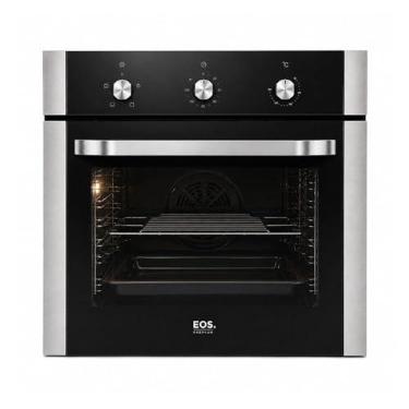 Imagem de Forno Elétrico de Embutir Eos 65 Litros Porta de Vidro Preto com Inox Efe653epi 220v