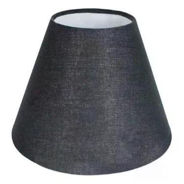 Imagem de Cúpula para Abajur luminaria 13x8x17cm de Tecido Algodão soquete Nacio
