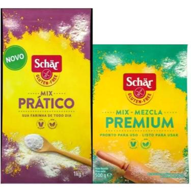 Imagem de Combo Schar de Farinha Mix Prático de 1kg e Farinha Mix Mezcla Premium