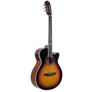 Imagem de Violão Tagima Vegas Nylon Eletroacústico Sunburst Satin [f002]