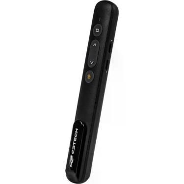 Imagem de Apresentador sem Fio AP-600 com Controle de Slides e Laser Vermelho 650NM Preto C3tech