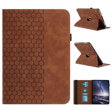 Imagem de DTangLsm Capa para iPad (A16) 11ª geração 27.9 cm 2025, iPad 10ª geração 10.9 polegadas 2022, 360 graus rotativa de couro premium com suporte giratório para iPad 11/10 gerações, marrom