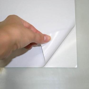 Imagem de Papel Foto Adesivo 115g A4 Glossy Branco Brilhante com 100 folhas - Pr