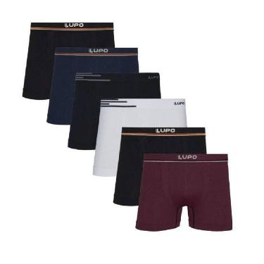 Imagem de Kit Com 4 Cuecas Boxer   Lupo Microfibra  436, G, Sortidas