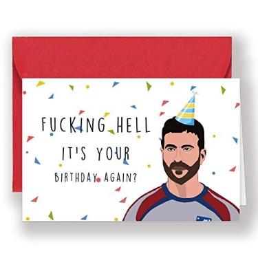Imagem de Funny Roy Kent Birthday Card, Humorous Lasso Bday Card for Him Her, Special Birthday Greeting Card
