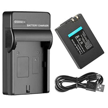 Imagem de Battery Pack and USB Travel Charger for Samsung SC-DX100, SC-DX103, SC-DX103/XAA, SC-DX105 Digital CamcorderL8