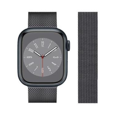 Imagem de Pulseira Magnética De Aço Inoxidável Compatível Com Apple Watch Modelo