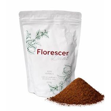 Imagem de Café Especial Moído 100% Arábica Torrado Artesanalmente – Café Florescer Delas | Café Brasileiro do Sul de Minas, Aroma Intenso e Sabor Equilibrado – 250g