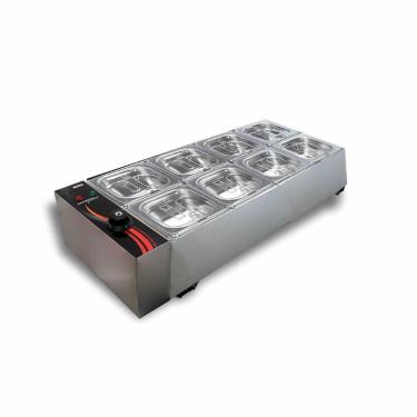 Imagem de Chocolateira Elétrica 8 cubas 1/6 16 Litros ZPCHG08 Gourmet - Zepper, 