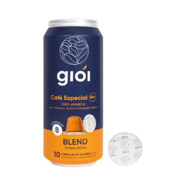 Imagem de Giói Café Especial, 100% Arábica, Cápsulas Compatíveis com Nespresso, 84+ (10 Cápsulas, Blend Média)
