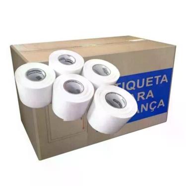 Imagem de Etiquetas Adesivas Termossensíveis 60x40 para Balança Caixa com 24 Rolos Termossensível Autoadesiva RR