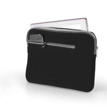 Imagem de Case Neoprene Para Notebook Até 15,6 Polegadas - Preto e Cinza - MULTI