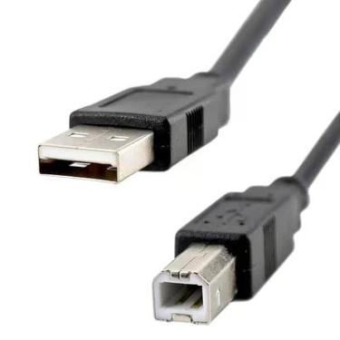 Imagem de Cabo USB Nt De 1.5 Metros Am+bm Filtro Contra Interferências Para Impressoras Preto 03506