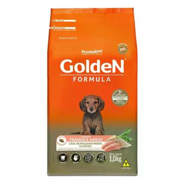 Imagem de Ração Golden Fórmula Cães Filhotes Mini e Pequeno sabor Frango e Arroz