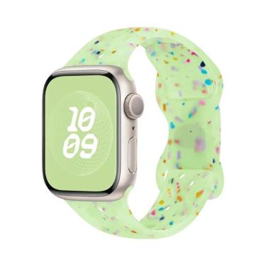 Imagem de Pulseira De Silicone Respirável Para Apple Watch 44mm 45mm 40mm 41mm 3