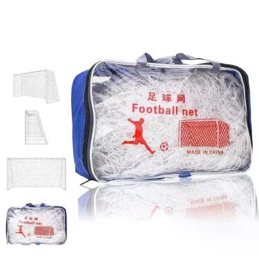 Imagem de Rede Futebol Kit 2 Uni Futsal Trava De Gol Jogo Treino Campo Society Quadra Salao Escola Esporte Clube Ginasio