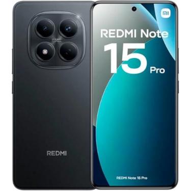 Imagem de Smartphone Xiaomi Redmi Note 15 Pro 5G 512GB - 8GB Ram (Preto) | Tela AMOLED 6,83'' 120Hz, câmera 200MP com OIS e bateria 6580mAh com carga rápida 45W