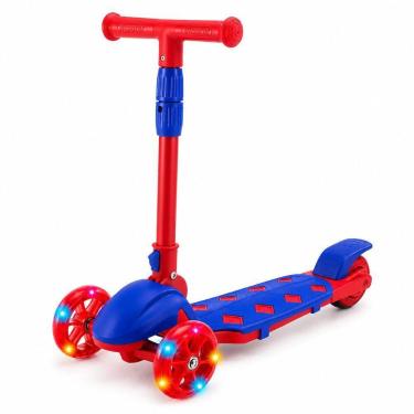 Imagem de Patinete Speed Fun com Luzes de Led - Vermelha Azul e Vermelha Plástic