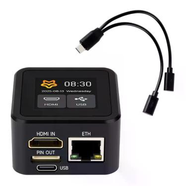 Imagem de Switch KVM KLAYERS PicoKVM HDMI 1080p 60fps com tela sensível ao toque