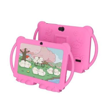 Imagem de NOVOJOY Tablet infantil de 7 polegadas para crianças, Android e infantil, para meninas e meninos, com capa protetora, 32 GB + 4 GB, WiFi, Bluetooth, câmera dupla, jogos educativos, controle parental